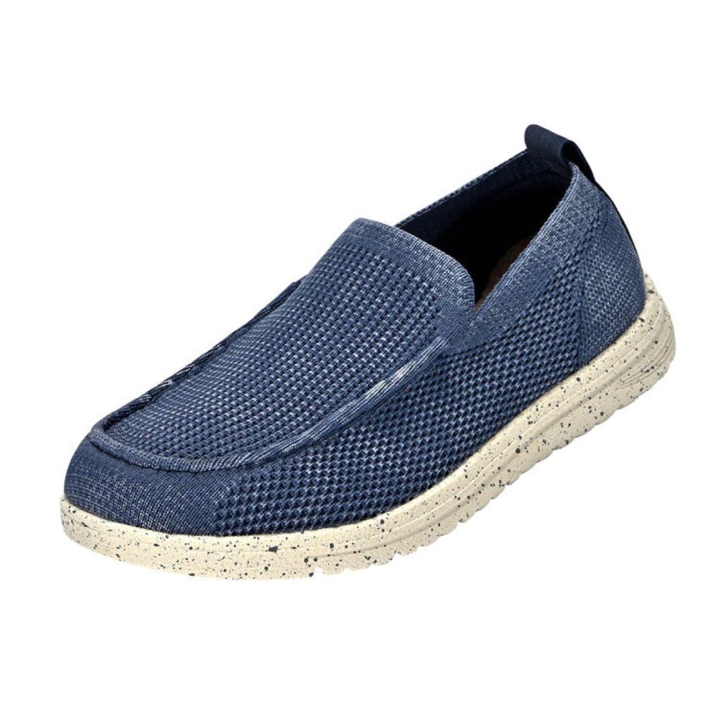 Boys Itazero Pacato Blue Loafer Slip son Size 4.5 US!